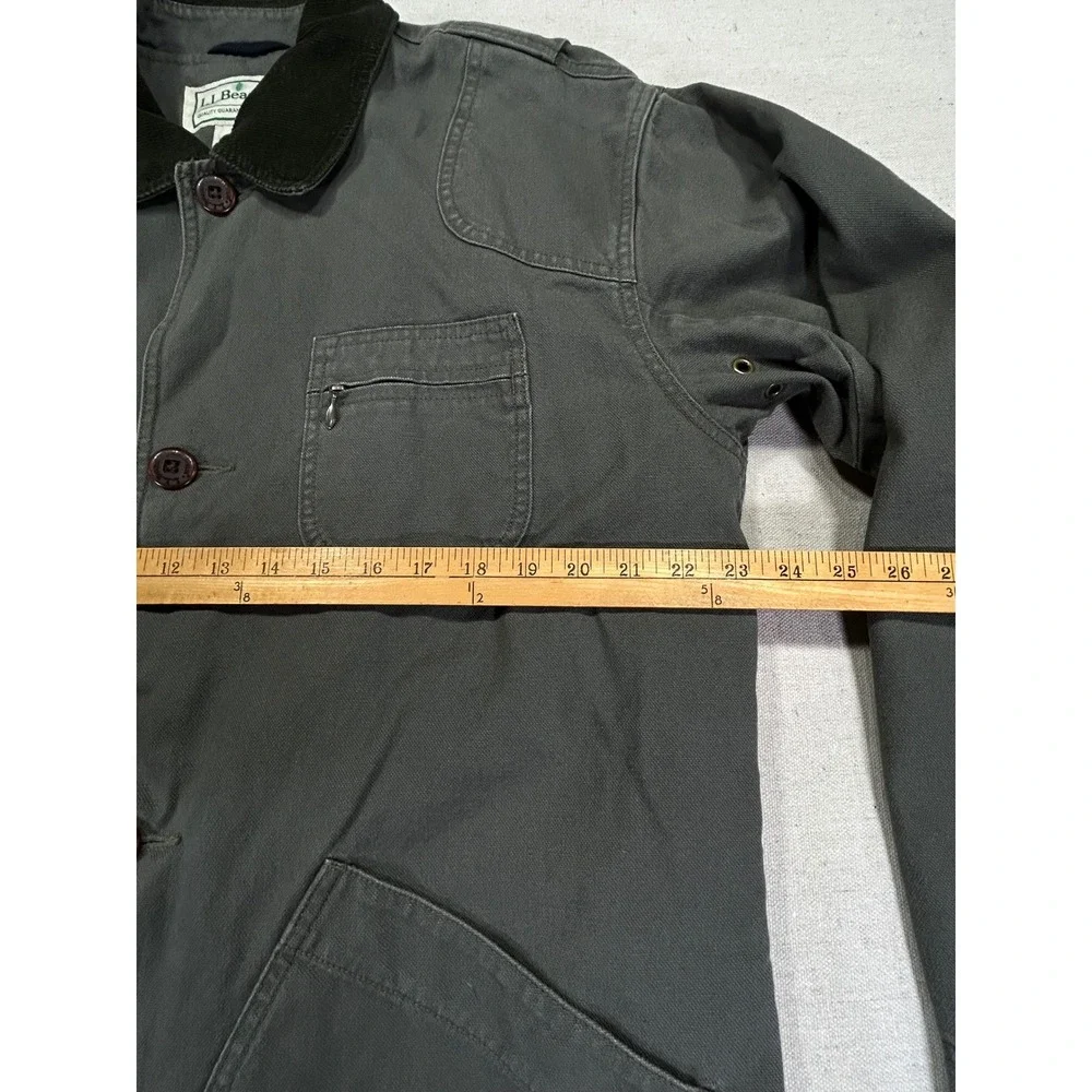 VTG L.L. Bean Men's‎ Large Tall Canvas Chore Jacket Blanket Lined Corduroy Coat